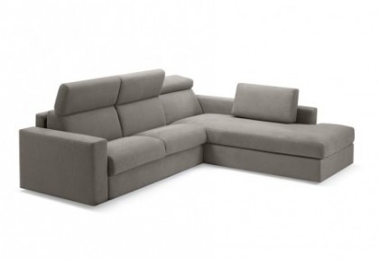 COMFOTOP - divano letto angolare ( fase di apertura del letto matrimoniale ) -versione divano letto con bracciolo BIG - SOFA CLUB.