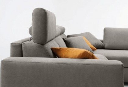 COMFOTOP - divano letto con poggiatesta reclinabili ( poggiatesta alzato ) - SOFA CLUB