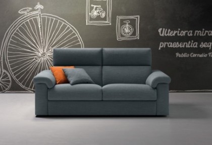 RELAIS - divano 3 posti letto ( versione con bracciolo ERGO ) - divano con schienale alto 100 cm. - SOFA CLUB