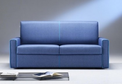 NOTTURNO - divano 3 posti letto con BORDI IN CONTRASTO DI COLORE ( divano letto a ribalta ) - SOFA CLUB