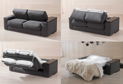 EASY - divano letto con meccanismo a ribalta ( divano letto con porta guanciali ) - SOFA CLUB