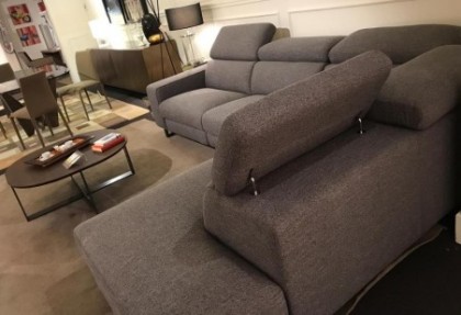 ROGER - divano relax ad angolo ( divano con poggiatesta reclinabili ) - SOFA CLUB