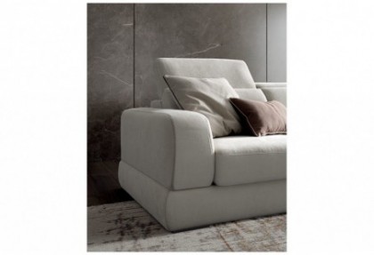 LINUS - composizione divano con chaise longue ( divano con schienale alto reclinabile ) - SOFA CLUB