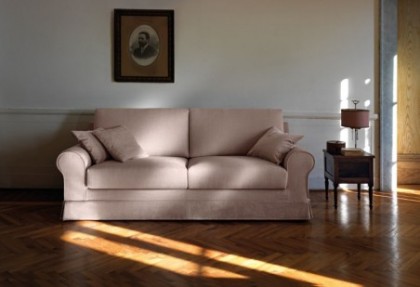 VENEZIA - divano 3 posti ( senza bordino ) - divani classici in tessuto sfoderabili - SOFA CLUB