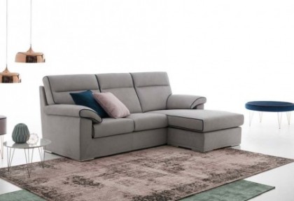 MORRISON - composizione divano con penisola reversibile in tessuto sfoderabile ( divano outlet online ) - SOFA CLUB  