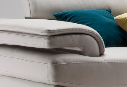 SPACE - composizione divano ad angolo ( particolare design frontale del bracciolo ) - SOFA CLUB