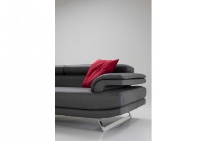 SPACE - composizione divano ad angolo ( particolare del poggiatesta reclinabile ) - SOFA CLUB.
