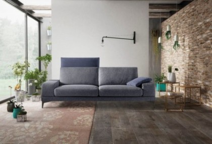 Divano design Feeling, divano con poggiatesta reclinabili SOFA CLUB DIVANI  Treviso