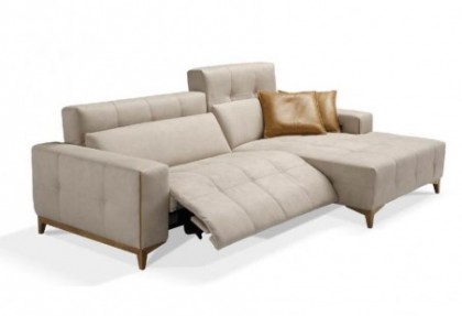 LOLLIPOP - composizione divano relax con chaise longue in microfibra - SOFA CLUB