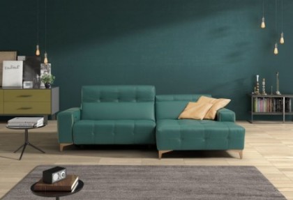 LOLLIPOP - divano relax con penisola ( laterale 2 posti relax king size + chaise longue maxi ) - SOFA CLUB