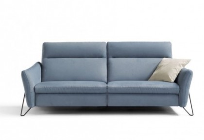 BLOOM - divano 3 posti con piede alto 12 cm. ( finitura grigio opaco ) - SOFA CLUB