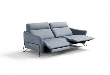 BLOOM - divano 3 posti con 2 relax elettrici ( poggiapiedi con doppia tavoletta di sostegno gambe ) - SOFA CLUB