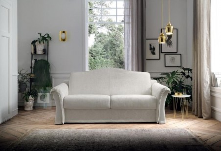 FILIPPO - divano letto 3 posti ( in tessuto completamente sfoderabile ) - SOFA CLUB