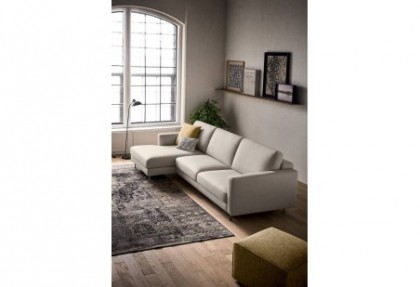 MILOS - composizione divano con chaise longue ( divano semplice dalle linee essenziali ) - SOFA CLUB