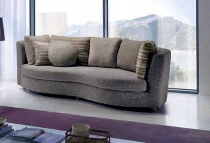 ROCK - divano 3 posti larghezza 230 cm. ( divano in tessuto completamente sfoderabile ) - SOFA CLUB