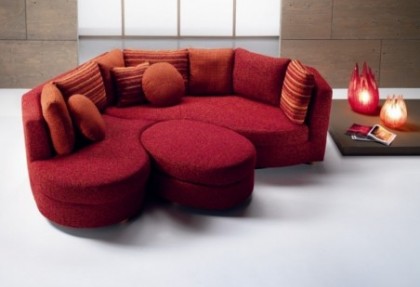 ROCK - divano curvo piccolo ( larghezza 240 cm. - profondità 230 cm. ) - SOFA CLUB