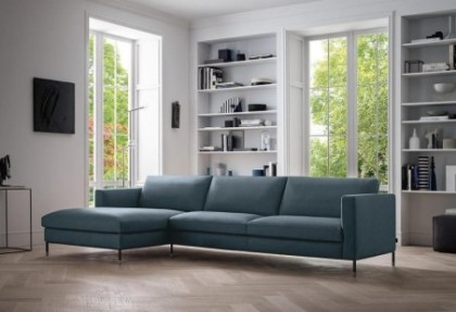 COMODO - divano con chaise longue ( laterale 3 posti - chaise longue maxi ) - SOFA CLUB