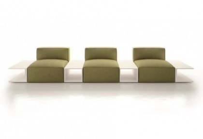 LEGO - divano componibile ( 3 poltrone L 70 cm. - 2 TAVOLINI TERMINALE - 2 LIBRERIE ) - SOFA CLUB