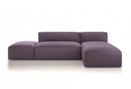 LEGO - divano componibile design ( pouf - divano 2 posti centrale L 120 cm. - chaise longue senza braccioli L 80 cm. ) - SOFA CLUB