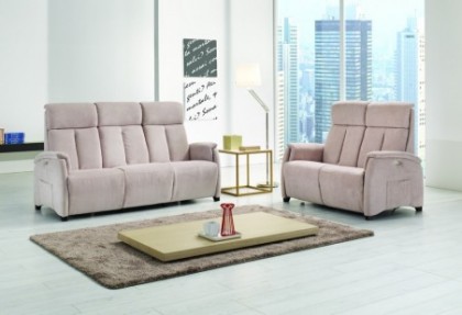 SMALL - divano 3 posti  L 204 cm. - divano 2 posti L 143 cm. ( divani relax con meccanismi elettrici ) - SOFA CLUB