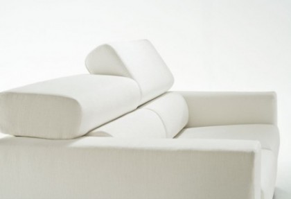 MARTIN - divano con poggiatesta regolabili in molteplici posizioni - SOFA CLUB