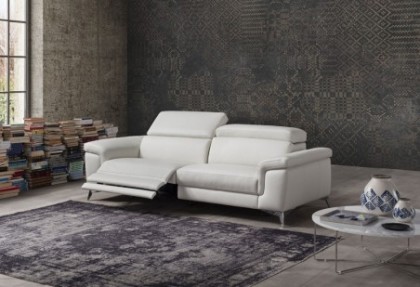 HABART - divano relax 2 posti maxi con 2 meccanismi elettrici ( divano con poggiatesta reclinabili ) - SOFA CLUB