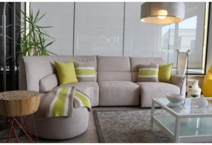 88 ROUND - divano relax ad angolo curvo ( divano in tessuto in offerta )  - SOFA CLUB