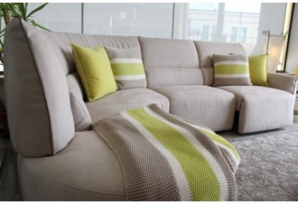 88 ROUND - divano relax ad angolo curvo ( 271 cm. x 205 cm. )  - SOFA CLUB