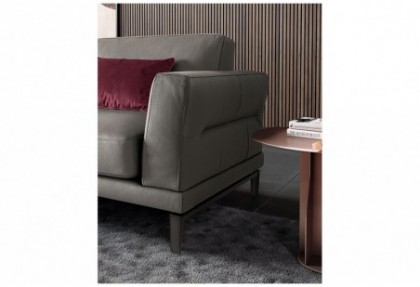 LOOK - composizione divano con penisola ( piedino TWO in acciaio verniciato ) - SOFA CLUB
