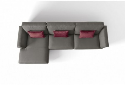 LOOK - composizione divano con penisola ( elemento laterale 3 posti + elemento penisola ) - SOFA CLUB