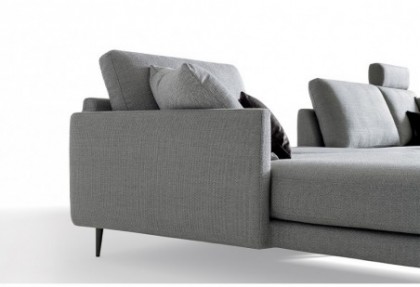 WILLIAM - divano con chaise longue ( divano comodo ) - SOFA CLUB