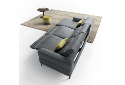 MILANO - divano con chaise longue con 2 relax consecutivi ( divano in tessuto completamente sfoderabile ) - SOFA CLUB