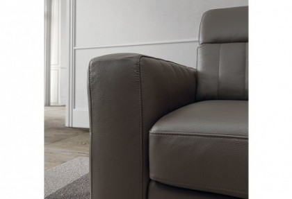 MILANO - divano 3 posti relax ( bracciolo compatto larghezza 20 cm. ) - SOFA CLUB