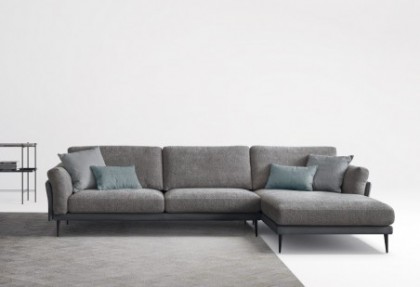 LONDRA - divano con chaise longue ( divano con piedini alti 17 cm. ) - SOFA CLUB