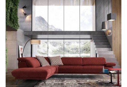 PRESTIGE - divano ad angolo di design ( rivestimento in microfibra ) - SOFA CLUB