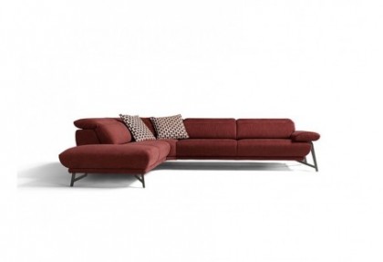 PRESTIGE - divano ad angolo di design ( divano con poggiatesta reclinabili abbasati ) - SOFA CLUB