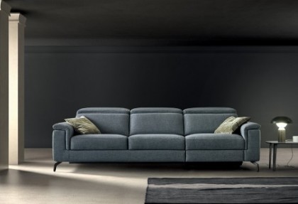 MAGIC - divano 3 posti relax e letto ( divano relax elettrico - divano con piedini alti 14 cm. REGULAR ) SOFA CLUB