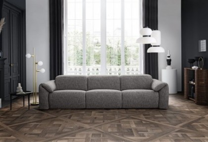 LUX - divano 3 posti EXTRA ( divano dal design moderno in tessuto completamente sfoderabile ) - SOFA CLUB