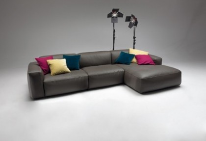 MORBIDONE - composizione divano con chaise longue ( divano 2 posti laterale + chaise longue ) - SOFA CLUB..