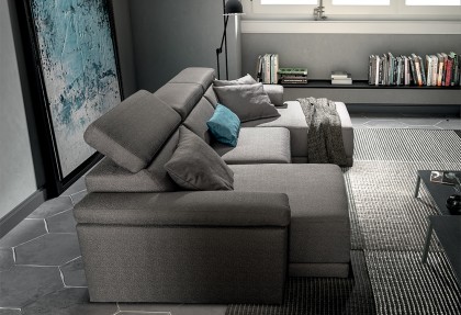 MIAMI - composizione divano con chaise longue ( divano con sedute estraibili ) - SOFA CLUB