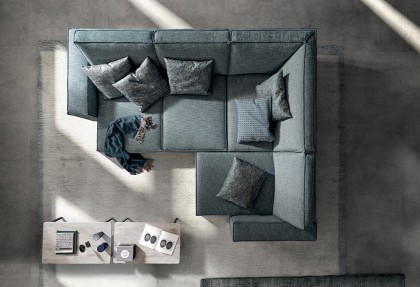 SLIDE - composizione divano ad angolo ( divano con tutte le sedute estraibili ) - SOFA CLUB