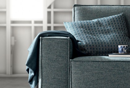 SLIDE - composizione divano ad angolo ( bracciolo standard con cucitura pizzicata ) - SOFA CLUB
