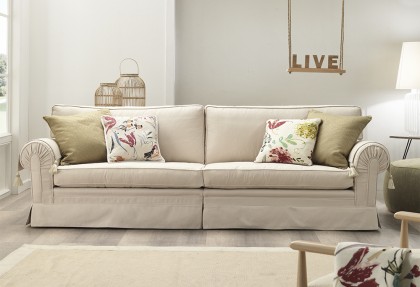 REGAL - divano 3 posti ( divano classico in tessuto sfoderabile ) - SOFA CLUB