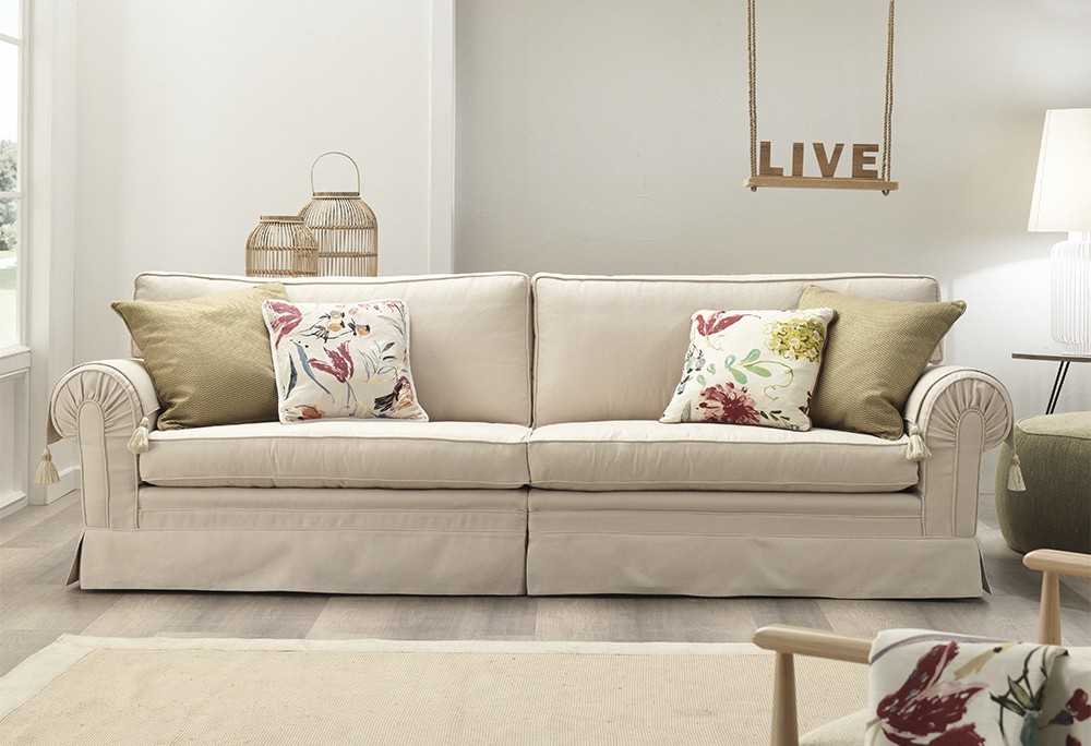 REGAL - divano 3 posti ( divano classico in tessuto sfoderabile ) - SOFA CLUB