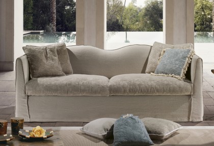 MOZART - divano 3 posti ( divano classico in tessuto sfoderabile ) - SOFA CLUB.