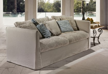 MOZART - divano 3 posti ( divano classico in tessuto sfoderabile ) - SOFA CLUB