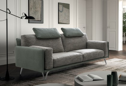 KRISTAL - divano 2 posti maxi ( cuscini seduta del divano in piuma d'oca ) - SOFA CLUB