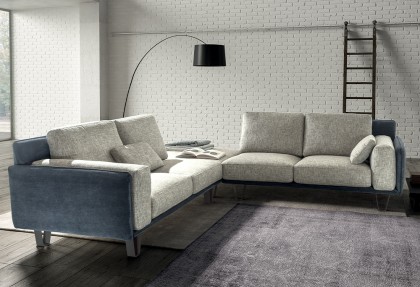 KRISTAL TOP - divano angolare ( divano moderno con piedini alti ) - SOFA CLUB