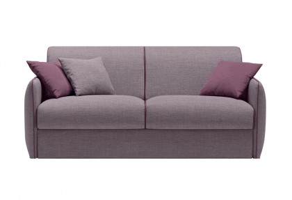 VEROLETTO - divano 3 posti letto ( versione con bracciolo SLIM e bordo in contrasto di colore ) - divano letto salvaspazio - SOFA CLUB