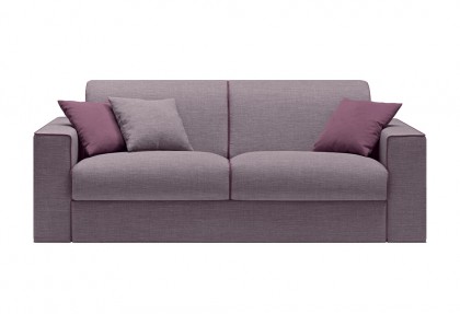 VEROLETTO - divano 3 posti letto ( versione con bracciolo BIG e bordo in contrasto di colore ) - divano letto moderno - SOFA CLUB